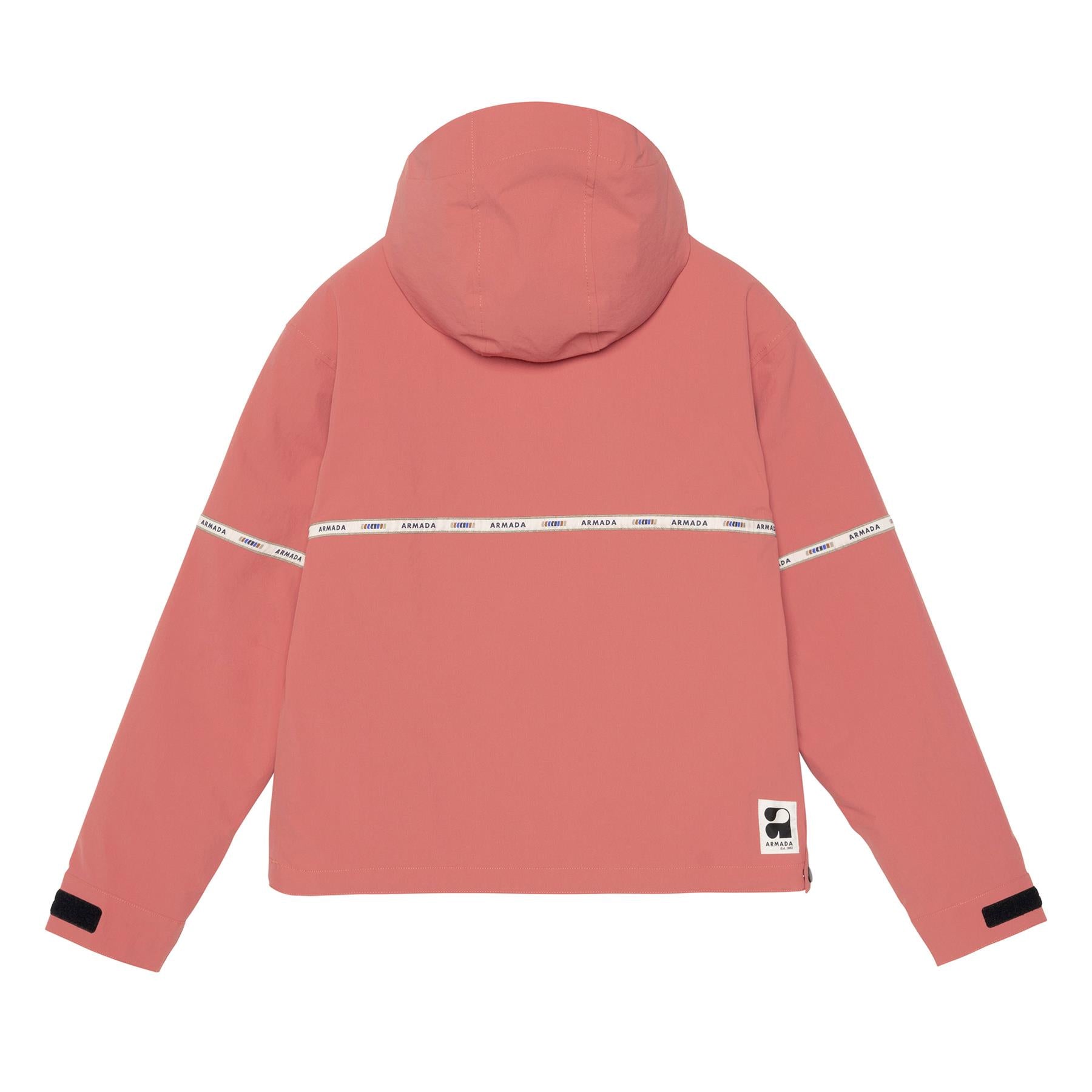 Armada Madaket 2L Womens Insulated Anorak Jacket Faded Rose
