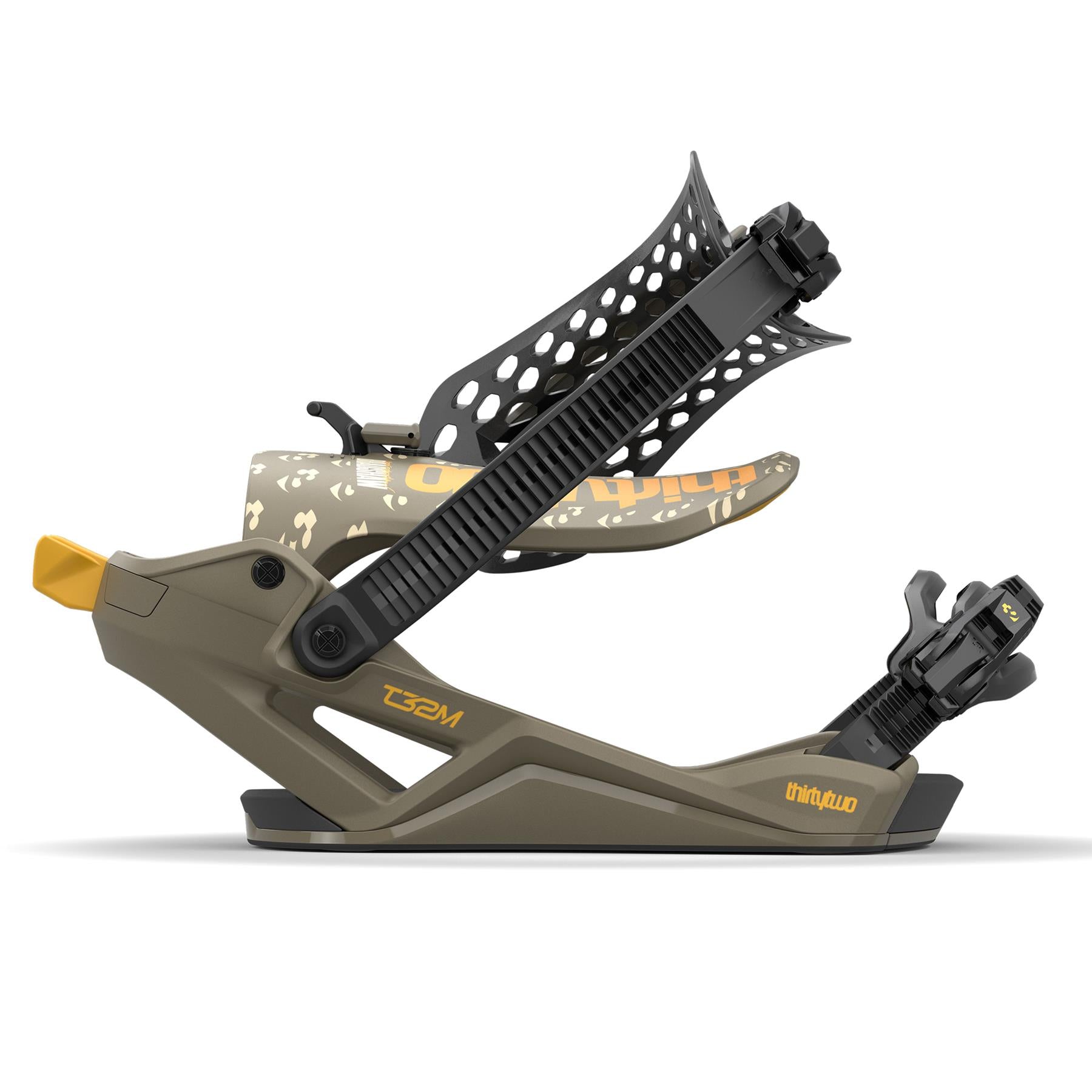 Thirtytwo T32M Fase x Bradshaw Snowboard Bindings Green 2026
