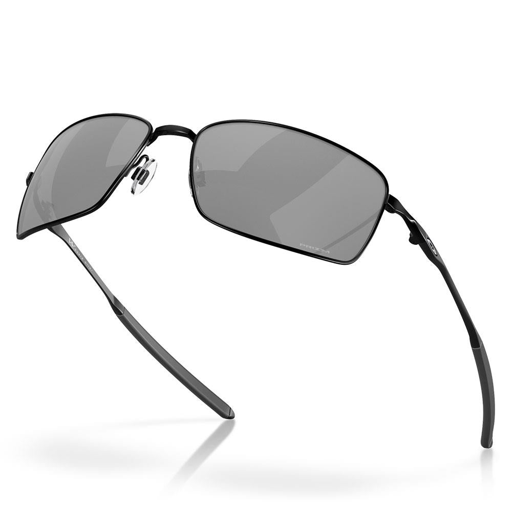 Oakley Square Wire Sunglasses Polished Black - Prizm Black Lens