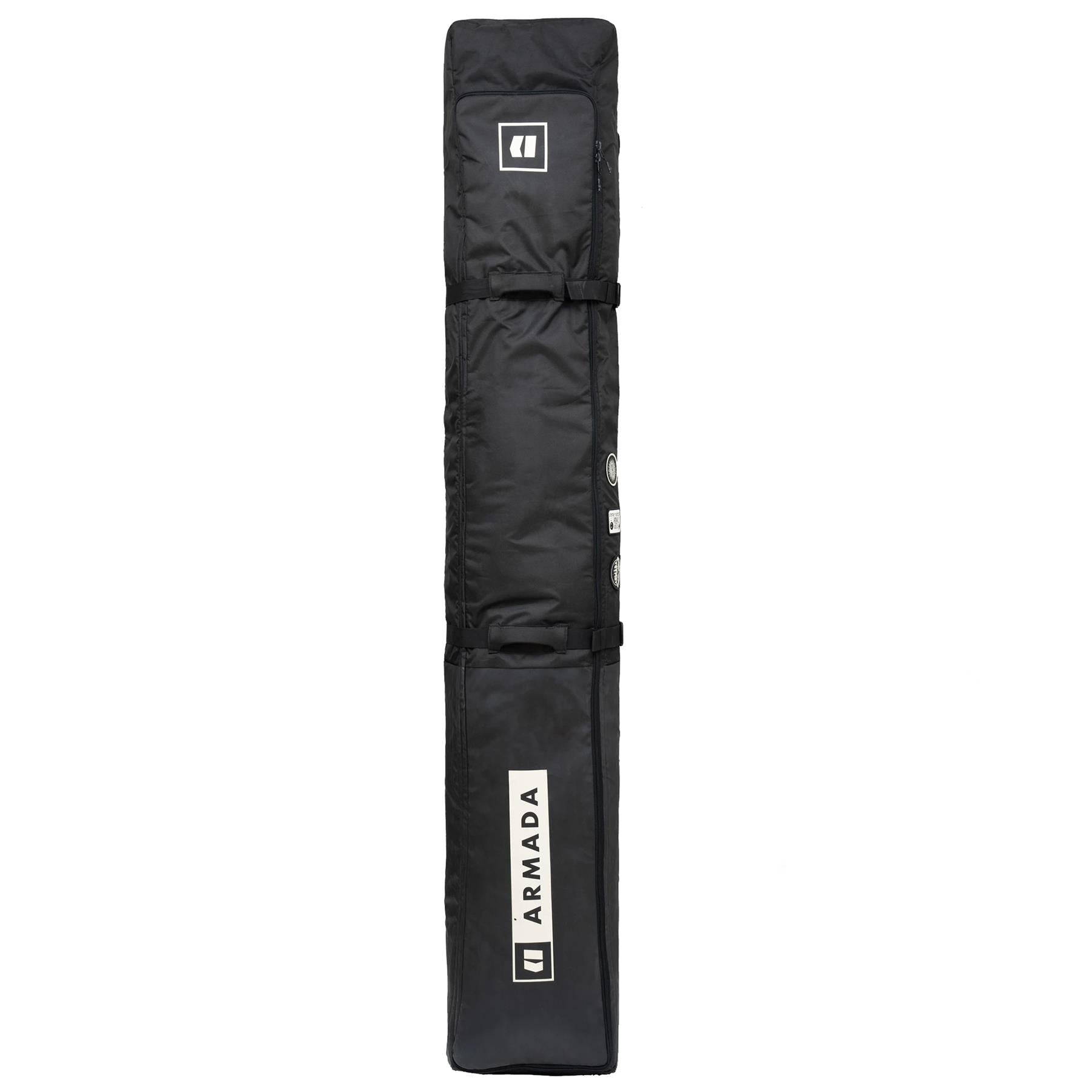 Armada Stibbs 4 Pair Ski Roller Bag Black/Afterglow