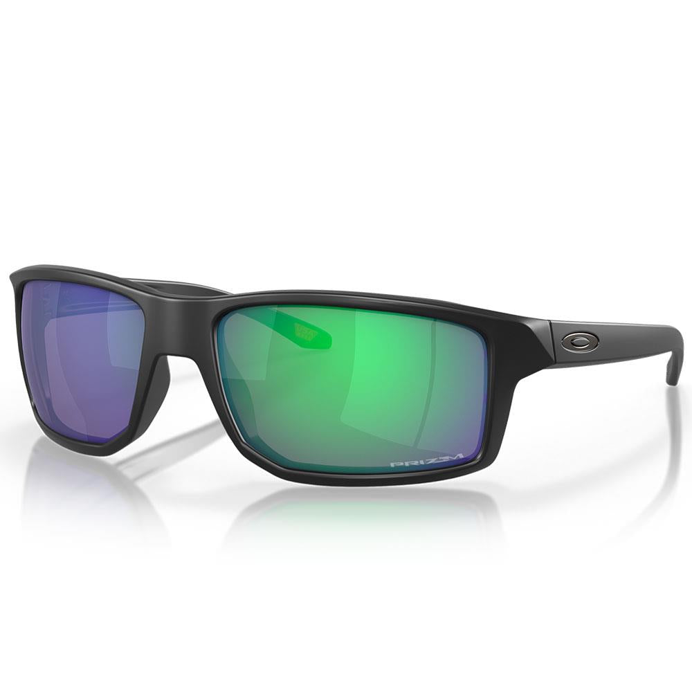 Oakley Gibston Sunglasses Matte Black - Prizm Jade Lens