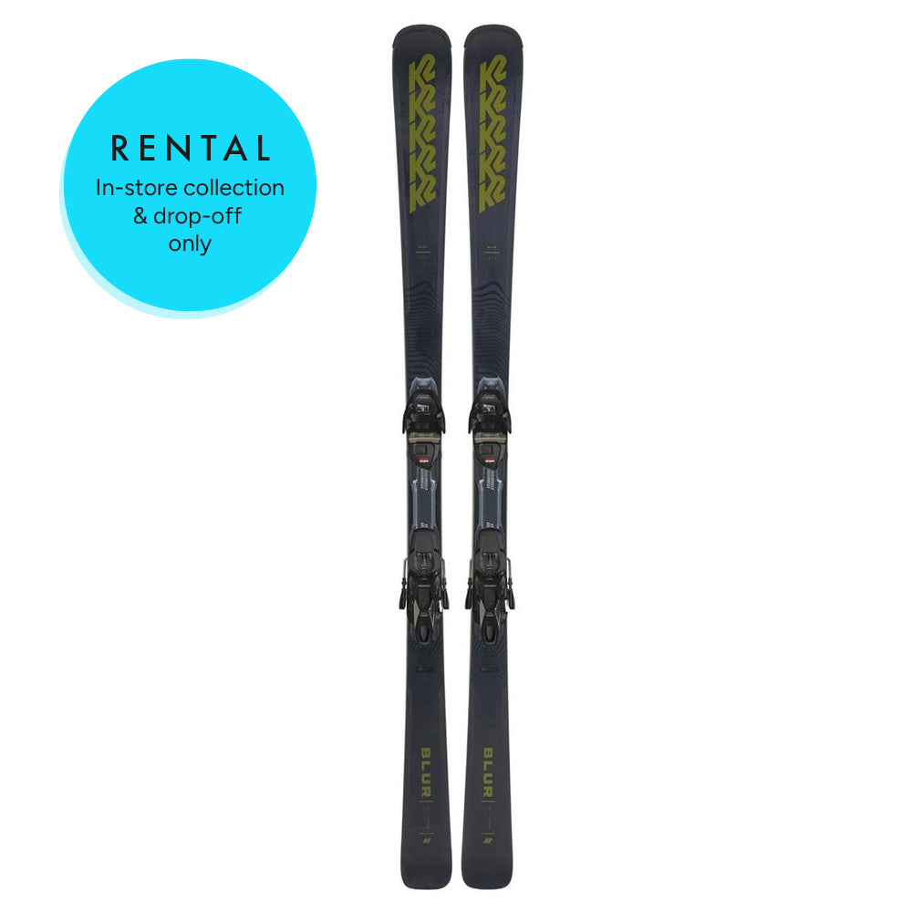 K2 Blur 76 Mens Silver Rental Skis