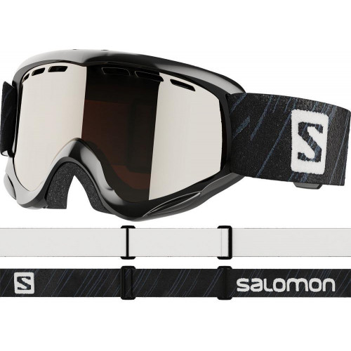 Salomon Juke Junior Goggles Black - Universal Silver Lens