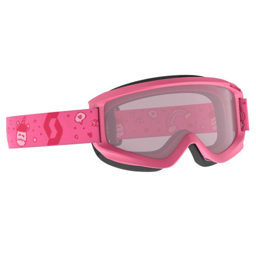Scott Agent Junior Goggles Pink/White - Enhancer Lens