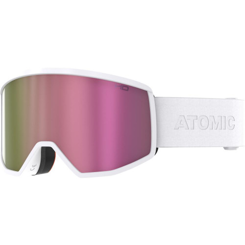 Atomic Four HD Goggles White - Pink Copper Lens