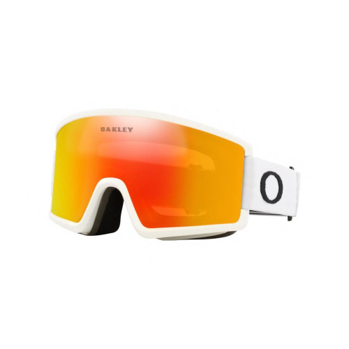 Oakley Target Line M Goggles Matte White - Fire Iridium Lens