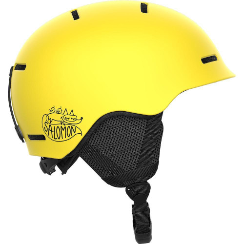 Salomon Orka Kids Ski+ Snowboard Helmet Vibrant Yellow