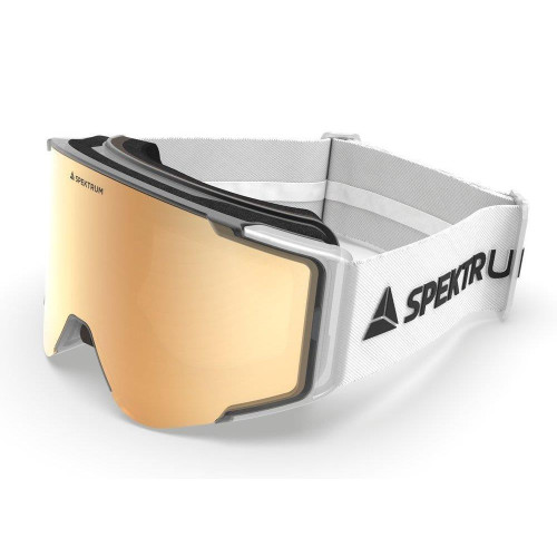 Spektrum Ostra BIO PLUS Goggles Black/Raw White - BIOptic Gold Revo Lens
