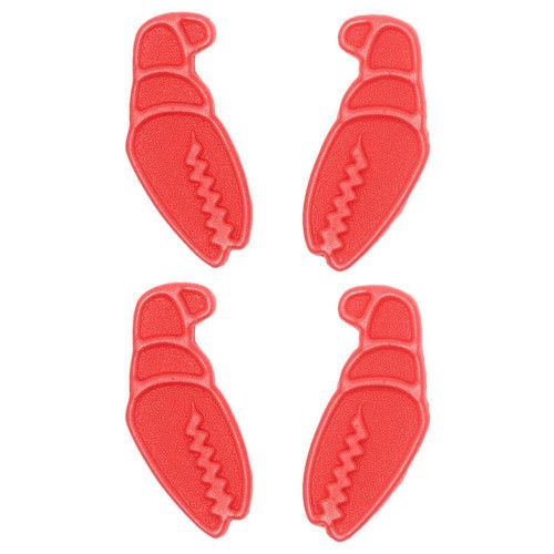 Crab Grab Mini Claws Snowboard Traction Pad Red - 4 Pack