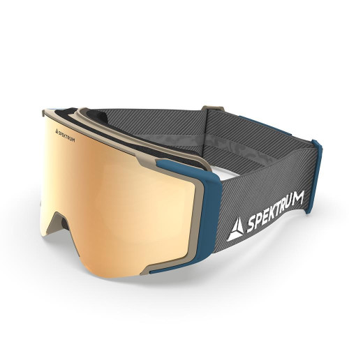 Spektrum Ostra POW Edition Goggles Sand / POW Blue - Biooptic Gold + Clear Lens