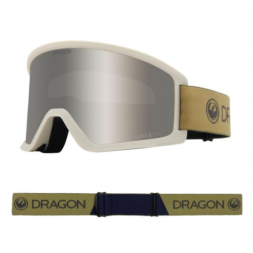 Dragon DX3 OTG Goggles Block Beige - Lumalens Silver Ion