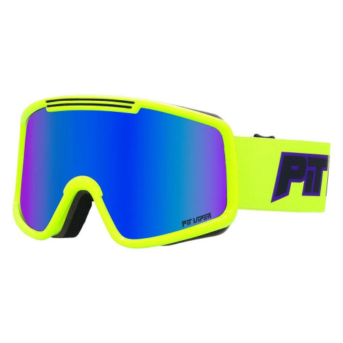 Pit Viper French Fry Large Goggles The Sludge - Blue Purple Revo Lens