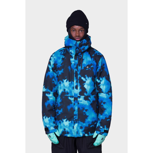686 Mens Foundation Insulated Jacket Blue Slush Nebula