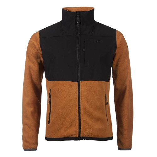 Halti Pioneering Mens Mid-Layer Jacket Leather Brown