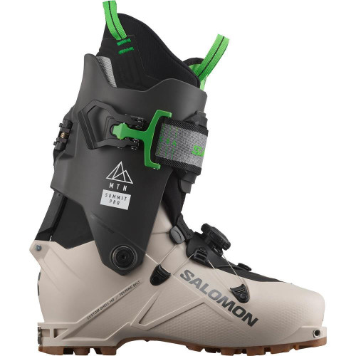 Salomon MTN Summit Pro Ski Touring Boots 2023 Rainy Day/Neon Green