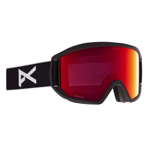 Anon Relapse Goggles Black - Perceive Sunny Red + Amber Spare Lens