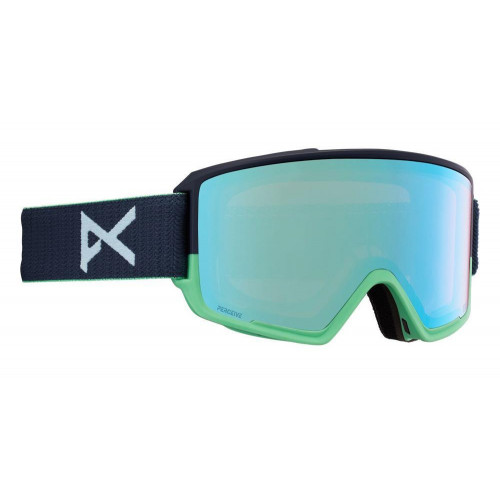 Anon M3 MFI Goggles Navy - Perceive Variable Blue + Perceive Cloudy Pink Lens