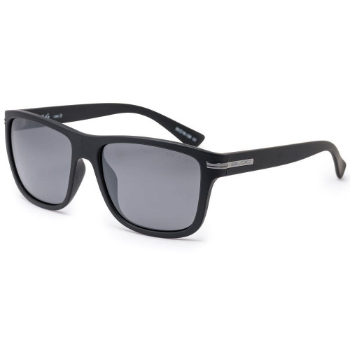 Bloc Tide Unisex Sunglasses Matt Black - Blue Mirror Cat.3 Lens