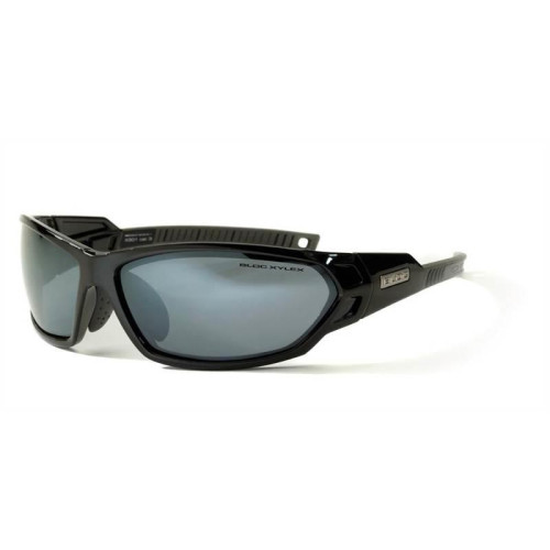 Bloc Scorpion Sunglasses Shiny Black Polarised Lens