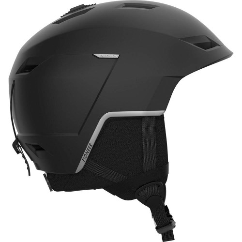 Salomon Pioneer LT Ski + Snowboard Helmet Black/Silver