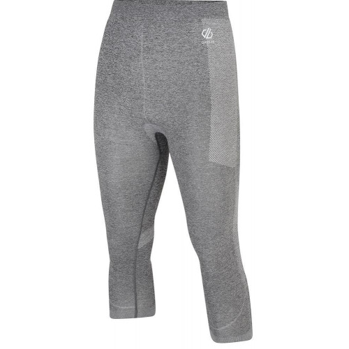 Dare 2b Mens In The Zone 3/4 Base Layer Pants Charcoal Grey Marl