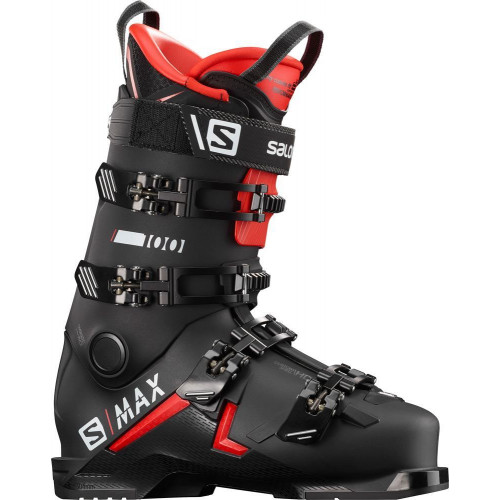 Salomon S/MAX 100 Mens Ski Boots 2021 Black/Red/White