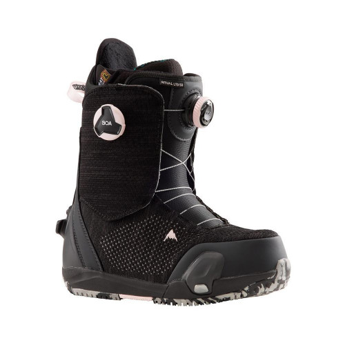Burton Ritual Ltd Step On Womens Snowboard Boots Dark Gray/Pink 2022