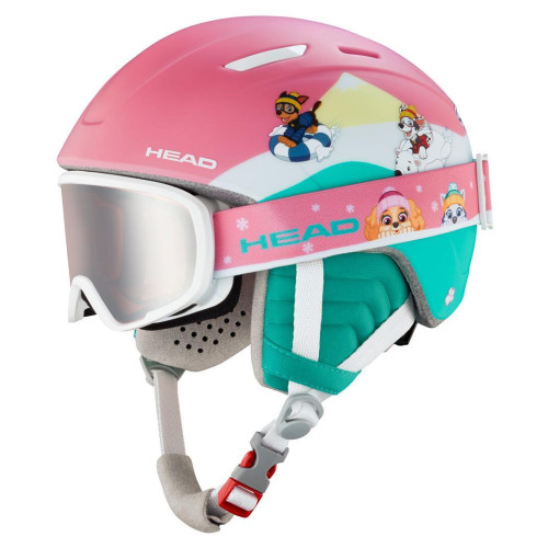 Head Maja Paw Patrol Junior Helmet + Goggle Set Pink