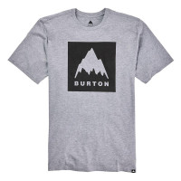 Burton Classic Mountain High Mens SS T-Shirt Gray Heather