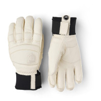 Hestra Fall Line Leather Gloves Almond White