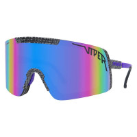 Pit Viper Synthesizer Sunglasses The Mangrove - Blue/Purple + Clear Spare Lens