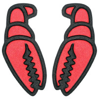 Crab Grab Mega Claw Snowboard Traction Pad Black/Red - 2 Pack