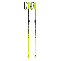 Leki Rider Vario Kids Adjustable Ski Poles Neon Yellow/Black