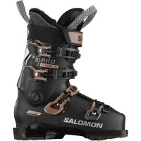 Salomon S/PRO ALPHA 90 W GW Womens Ski Boots Black/Gold Metallic 2024