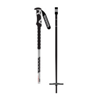 K2 Lockjaw Alu Adjustable Ski Poles Silver