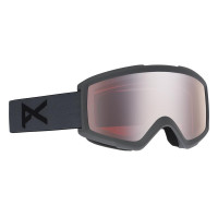 Anon Helix 2.0 Goggles Stealth - Silver Amber + Amber Spare Lens