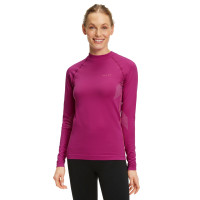 Falke Womens Long Sleeve Trend Thermal Top Maximum Warm Radiant Orchid