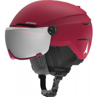 Atomic Savor Visor Stereo Ski + Snowboard Helmet Dark Red